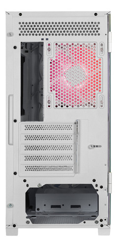 Gabinete Gamer XTREME PC GAMING Ring Amy Edition Mini Torre Micro ATX 4 Fan ARGB USB-C Cristal Templado Frente Intercambiable