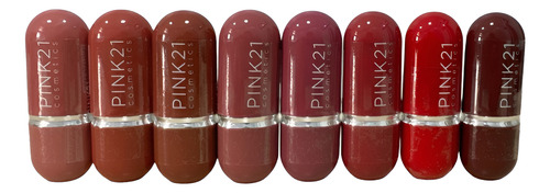 Batom Matte Effect Pink 21 Pigmentação Intensa Longa Duração Cor 07