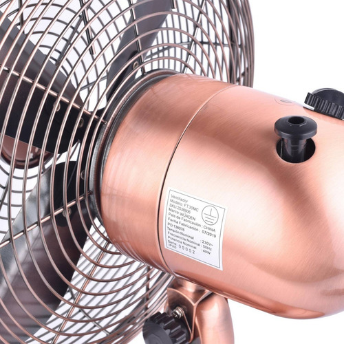 Ventilador De Mesa 12 Retro Afj