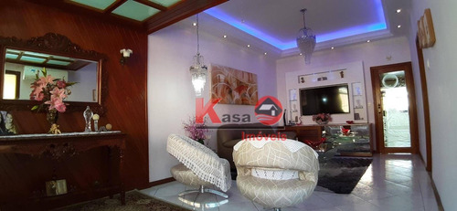 Imagem 7 de 30 de Casa Com 4 Dormitórios À Venda, 500 M² Por R$ 2.400.000,00 - Marapé - Santos/sp - Ca1071