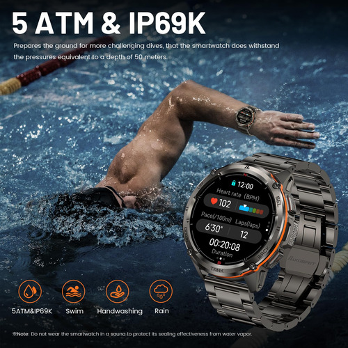 Reloj Inteligente Kospet Tank T3 Ultra Gps Para Hombre Con 2