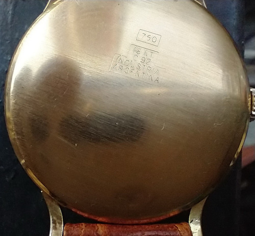 Imagen 3 de 9 de Reloj Omega Oro Cal265 Cuerda Tresor 1954 Original Impecable
