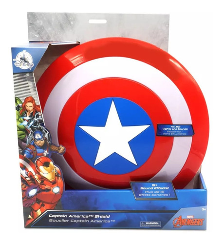 Escudo Capitan America Con Luces Y Sonido Original Disney