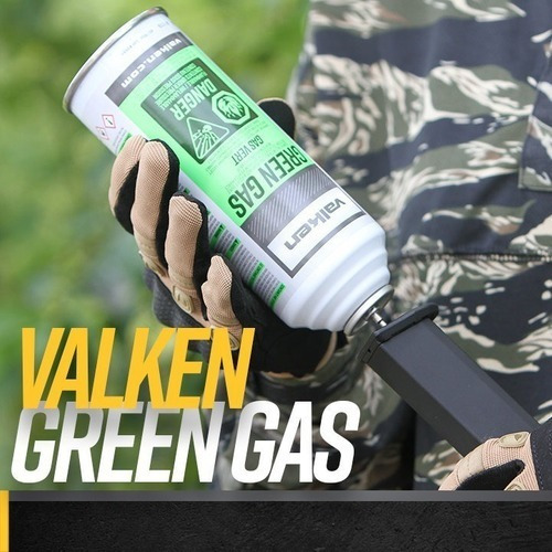 Imagen 2 de 7 de Green Gas Valken 1000 Ml Airsoft Siliconado Apto Frio
