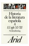 Libro Historia De La Literatura Española 4 El Siglo Xviii (a