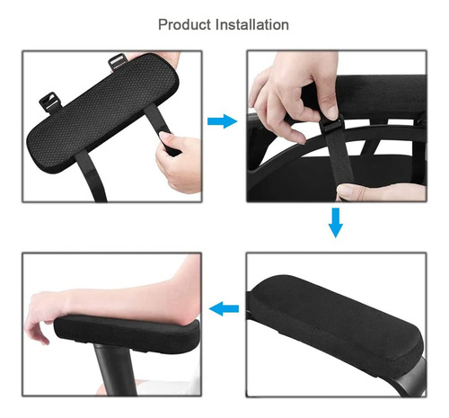 Addabst Almohadillas Para Reposabrazos Para Silla De Oficina