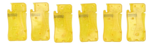 Enhebrador De Agujas Automático, 6 Unidades, Embudo Amarillo