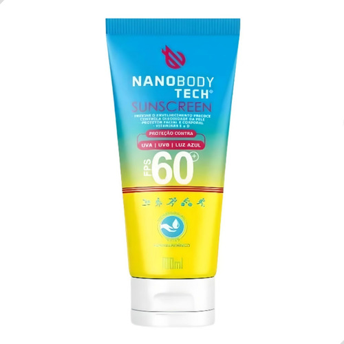 Protetor Solar Nanobody-tech Sunscreen Fps 60 Nbt-100ml Bike