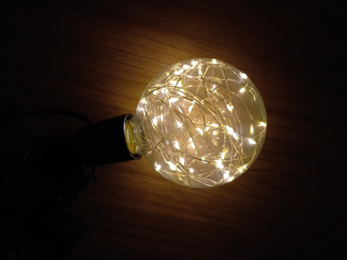 Imagen 5 de 5 de Bombillo Vintage Led Globo Tipo Luciernaga