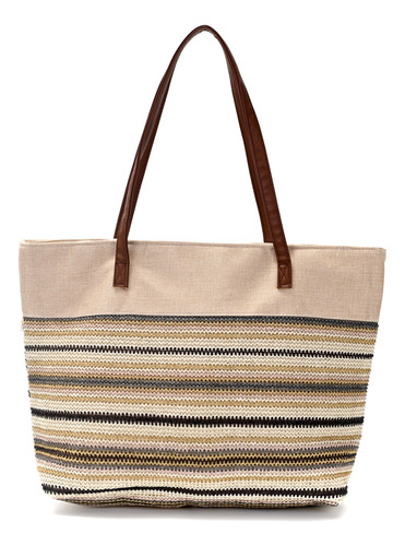 Bolso Playero Bs As Para Playa Camping Con Flecos 