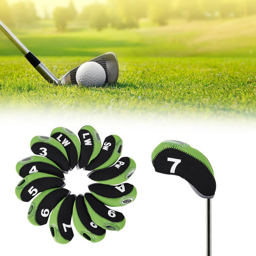Neopreno Golf Club Irons Covers Headcover Deportes Al Verde