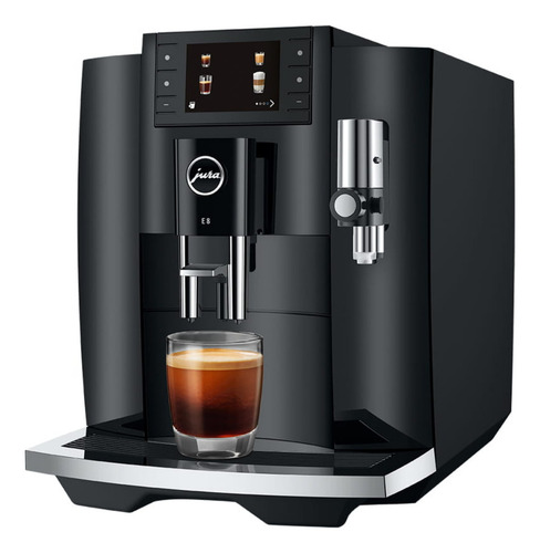 Cafetera Jura E8 Negra - Cafetera Superautomática Color Negro
