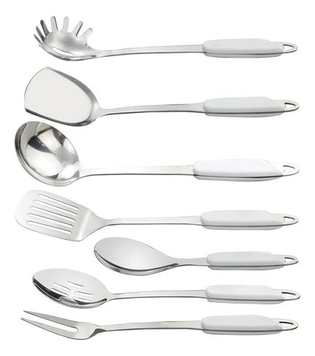 Utensilios De Cocina De Acero Inoxidable De 8 Piezas