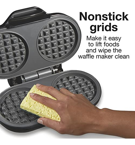 Máquina Para Hacer Waffles Mini Proctor Silex Con Doble Parr