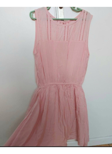 Vestido Marca Como Quieres, Rosa, Para Día, Fiesta, Talle S