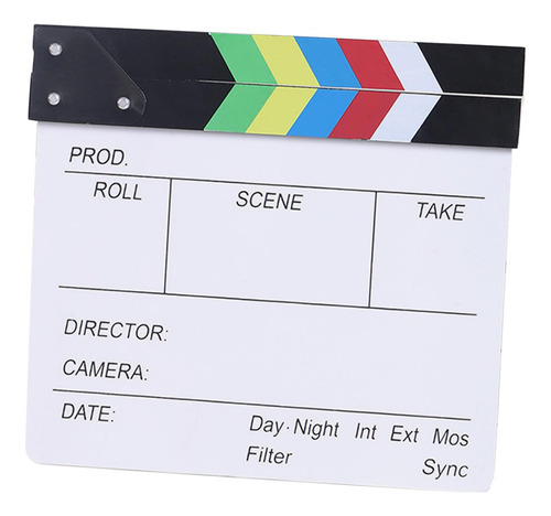 Acessórios Profissional Claquete De Filme Filme Colorido