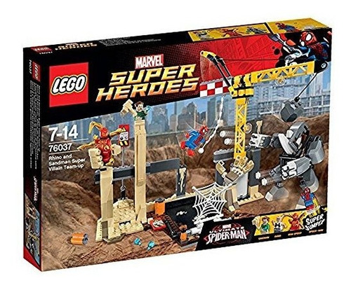 Lego 76037 Super Heroes Rhino Y Sandman Super Villain Team-u