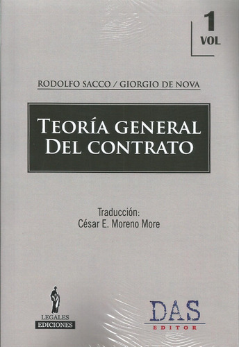 Teoría General Del Contrato 2 Ts Sacco - Giorgio De Novoa