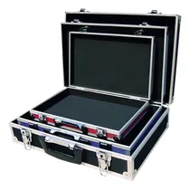 Comprar Maletín Caja De Herramientas X 3 Reforzado Aluminio Robust Color Negro\u002FAzul\u002FRojo
