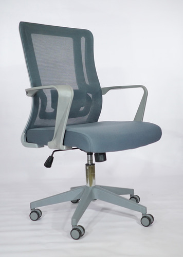 Silla Operativa Ergonómica Tacker Gris Cloth