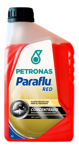 Liquido Refrigerante Rojo 1lt Ford Vw Fiat Chev Petronas