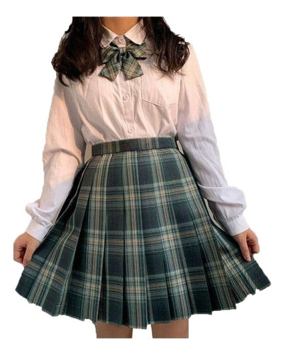 Niña De Secundaria Pleated Skirt Uniform Esco