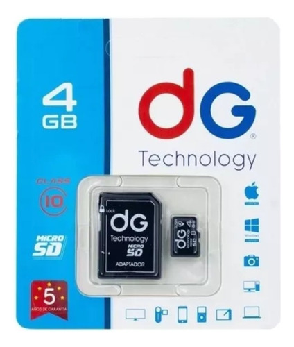Memoria Micro Sd 4 Gb Dg
