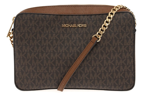 Bolsa Crossbody Michael Kors Jet Set - Marrom