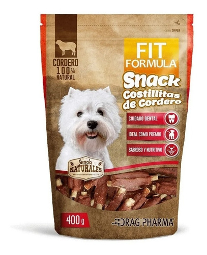 Fit Formula Comida Snack Cordero Perro Mascota 400 G