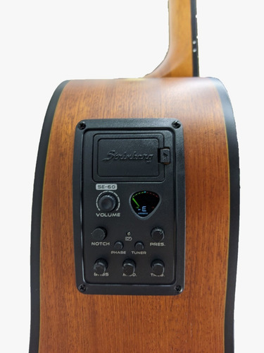 Violão eletroacústica Strinberg SD201HCR para destros natural louro indiano mate