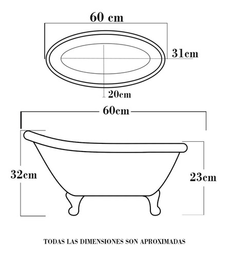 Imagen 3 de 3 de Tina / Bañera De Baño Bebe Patas De León