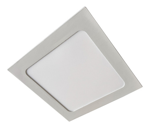 Panel Embutir Led 12w Cuadrado Blanco Pontente Luz Desing