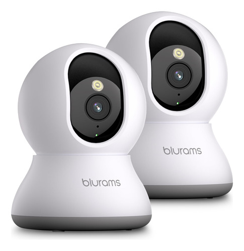 Cámara De Seguridad 2k Para Interiores Con Seguimiento 360 G 2.4ghz - Paquete De 2