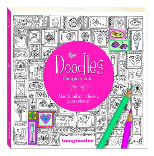 Doodles Energia Y Color: Libro De Arteterapia Para Colorear