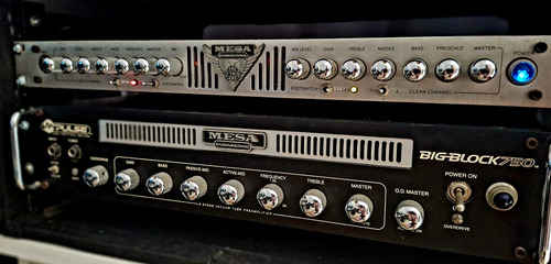 Mesa Boogie V-twin Rack Pre-amp Valvular Hi Class Plateado (Usado)