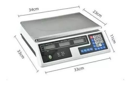 Balanza Pesa Digital Negocio 40kilos Recargable O 220v