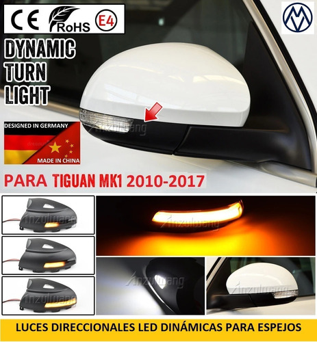 Direccional Led Dinámica Secuencial Vw Tiguan Mk1 2010-2017