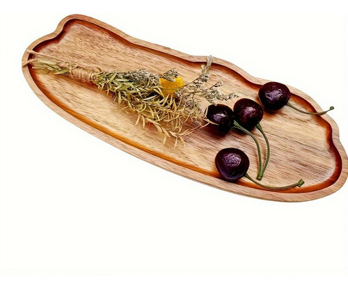 Bandeja De Madera Plato De Madera Vajilla Moderna L