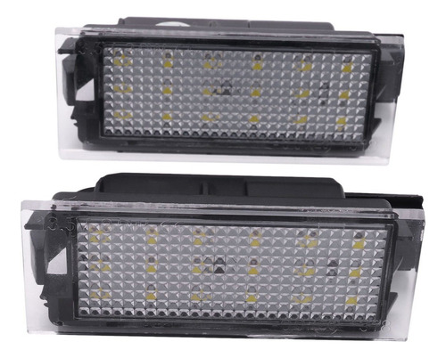 2 Luces Led Para Matrícula De Coche Para Renault Megane