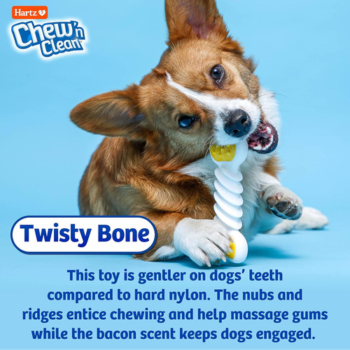 Juguete Masticable Para Perros Hartz Chew N Clean Twisty ...