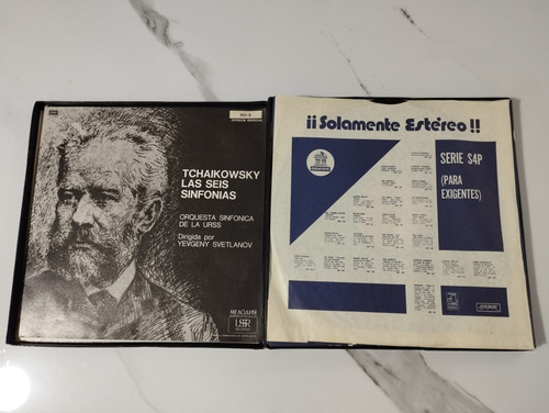 Juego De 6 Discos Vinilo Sinfónica De Tchaikovsky Con Caja (Usado)