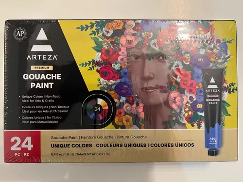 Arteza Gouache 24 Colores Premium 12 Ml