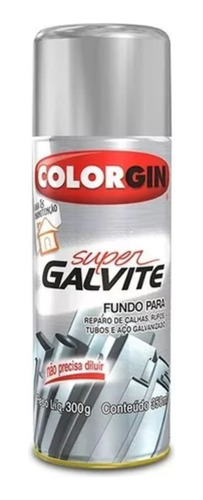Tinta Spray Super Galvite Colorgin - Fundo Para Galvanizados