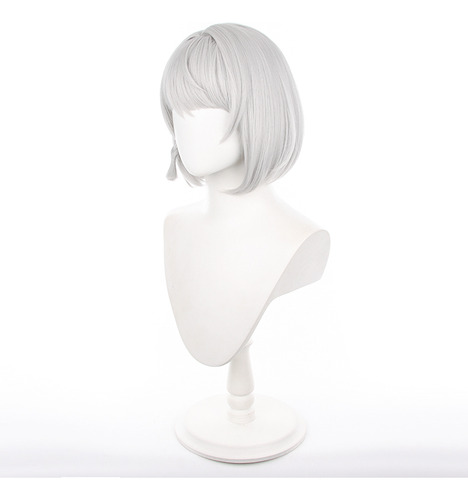 Peluca Corta De 32 Cm Para Cosplay De Anby Demara De Zenless