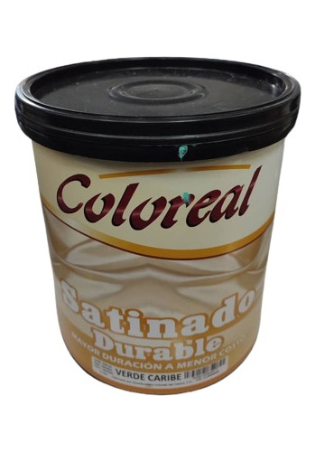 Pintura Satinada Durable Blanco Coloreal Int/ext Galón