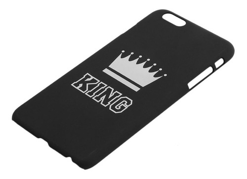 Moda King Queen Lovers Telefone Móvel Pc Scrub Capa Su
