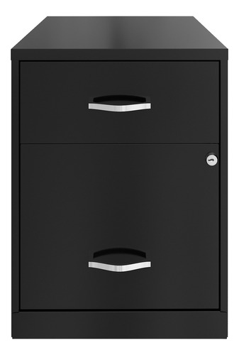 Archivero Metálico Armado 1 Gaveta 1 Lapicero Carta Ne Hirsh Color Negro