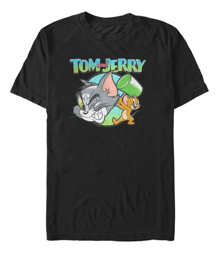 Camiseta De Manga Corta Tom & Jerry De Warner Brothers Wack,