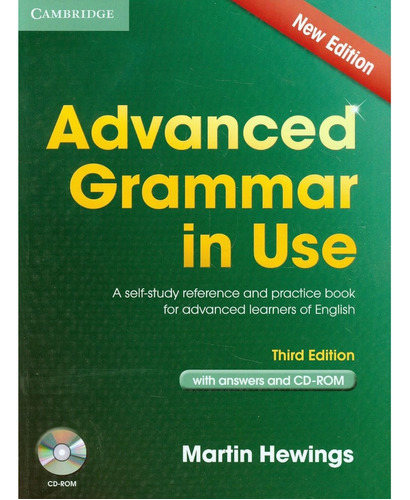 Livro Advanced Grammar In Use Book With Answers: A Self-study Reference And Practice Book For Advanced Learners Of English