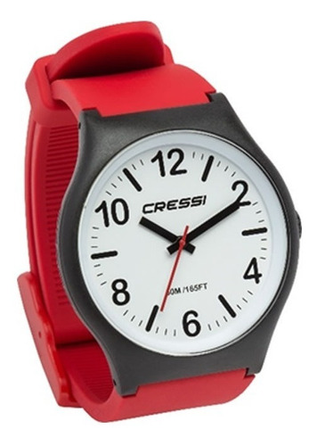 Reloj Analogo #cressi  Rojo
